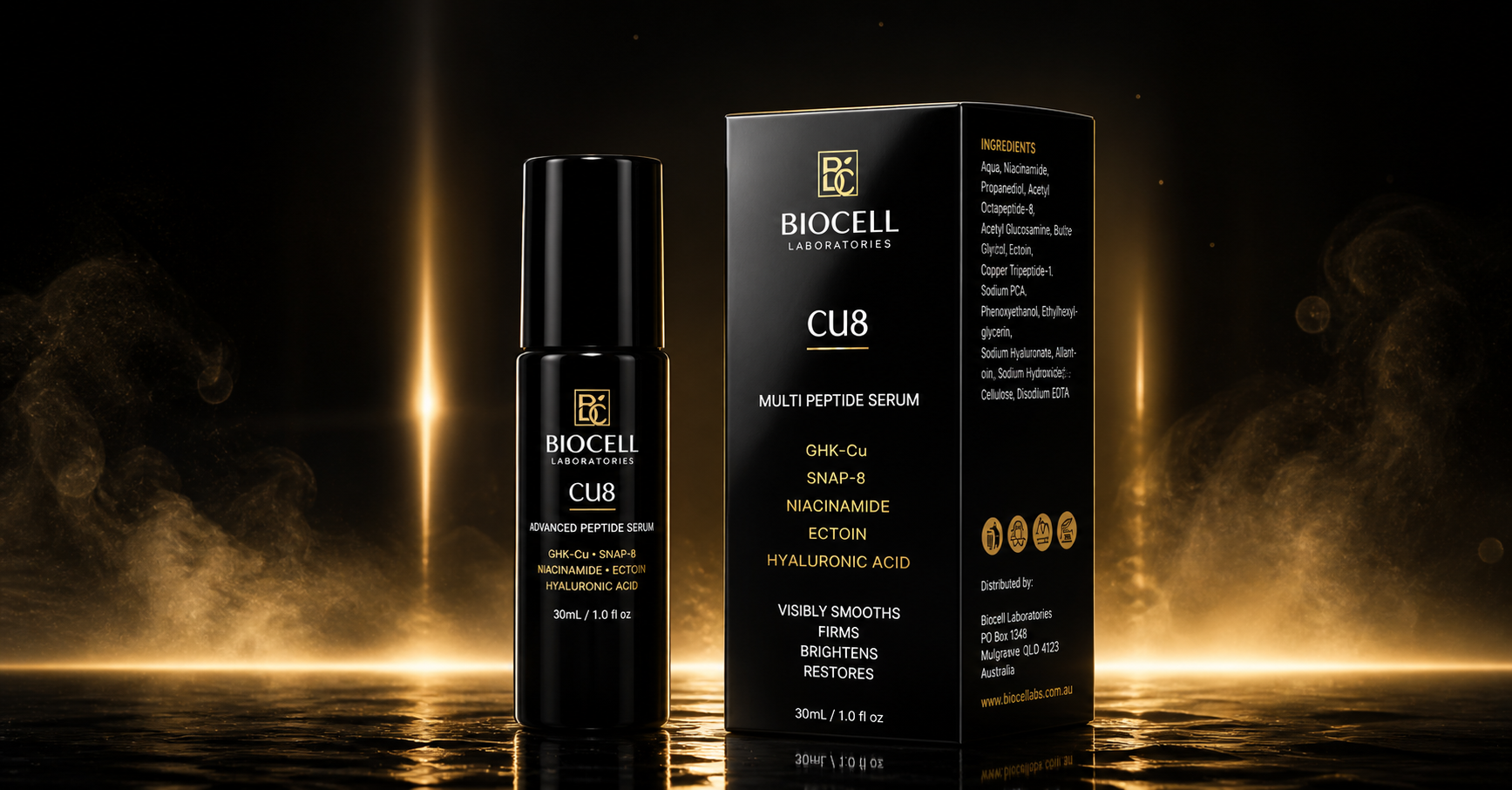CU8 Advanced Peptide Face and Neck Serum